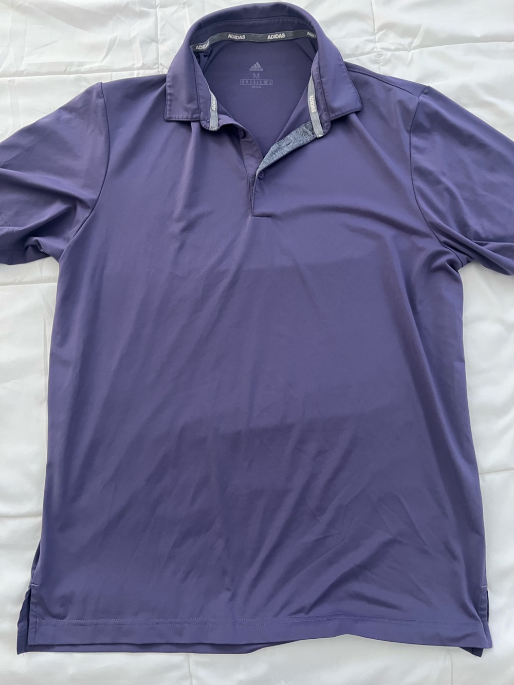 adidas Men's Purple Polo Golf Shirt